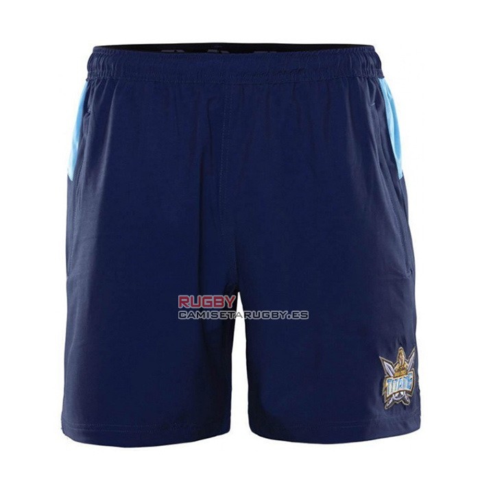 Pantalones Cortos Gold Coast Titans Rugby 2021 Azul